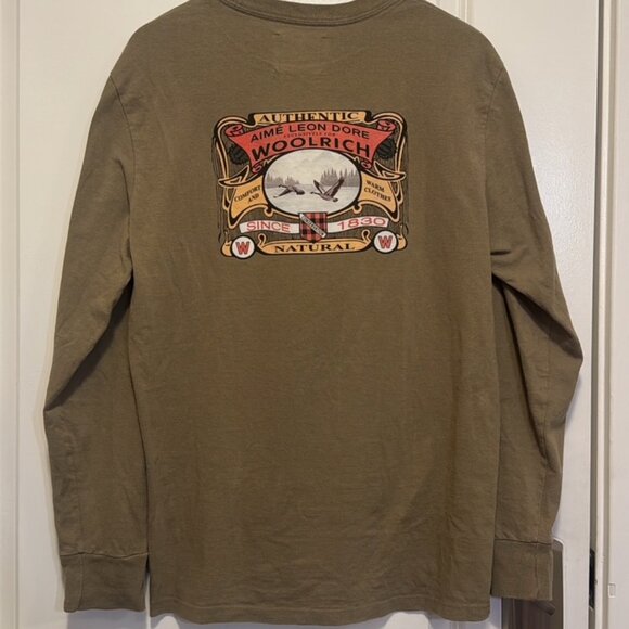 Aime Leon Dore ALD x Woolrich Heritage Long Sleeve Tee - Picture 2 of 8